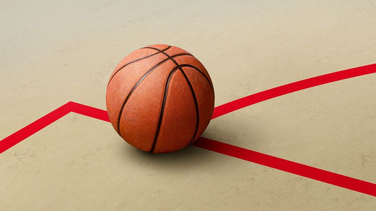 Marmoleum Sport, hanterar allt – oavsett om det är handboll, basket, friidrott eller gymnastik.