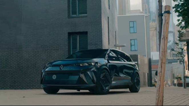 Renault Scénic Vision konceptbil i thrillerserien Bodies