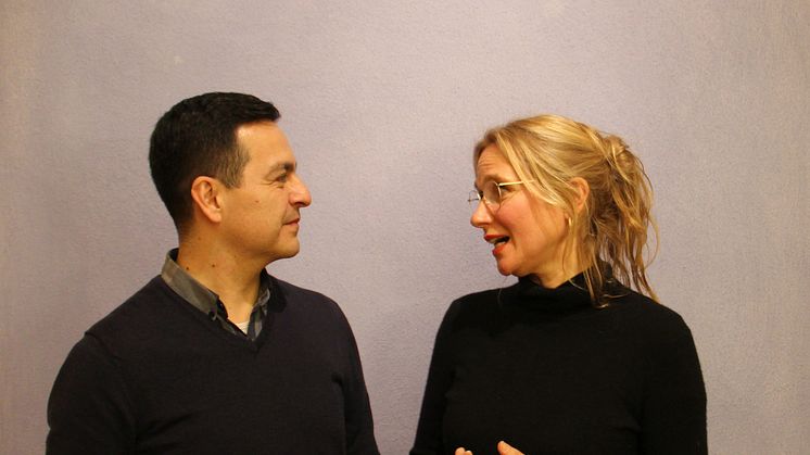 Regieteam für ‹Faust am Goetheanum› 2020: Eduardo Torres (Eurythmie) und Andrea Pfaehler (Schauspiel) (Foto: Sebastian Jüngel)