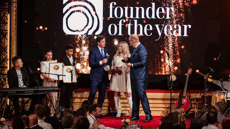 Carl Berge, founder of Berge Group, received the Growth Rings in Gold for the global award Founder of the Year category Small Size Companies at the Founders Awards Gala held at Grand Hôtel in Stockholm on September 20.