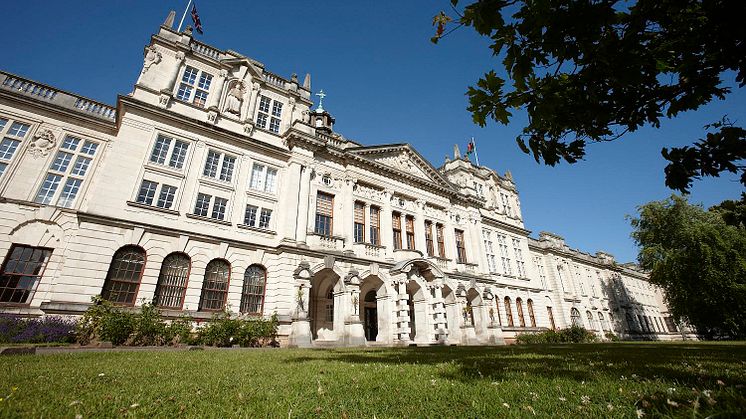 Main building of Cardiff University (UK)