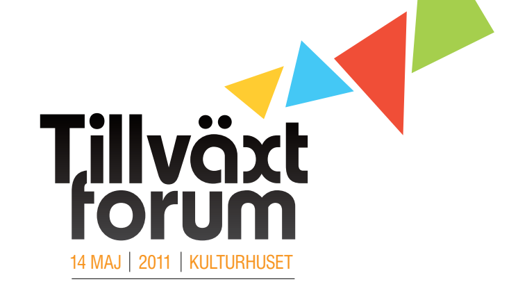 Om några timmar startar Tillväxtforum 2011 på Kulturhuset, ladda ner hela programmet här!