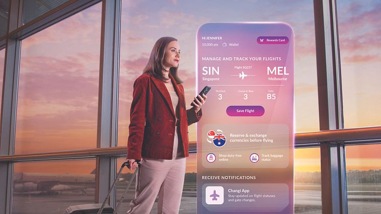 Changi Airport celebrates Changi App launch with year-long lucky draw and chance to win business class flights every month