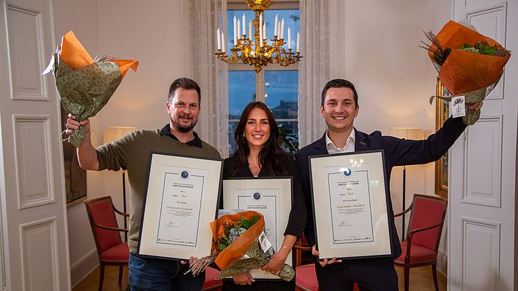 Tre entreprenörer blir Årets Nybyggare i väst
