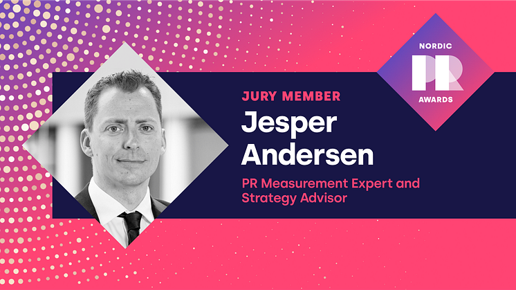 Mød PR Awards Jury-medlemmet Jesper Andersen: – Omfavn data i alle former og gør det til en vane ikke bare at indsamle data, men også at evaluere dem