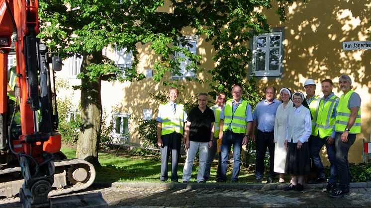 Kloster Strahlfeld setzt auf Erdgas – Bayernwerk verlegt Leitungen im Raum Roding