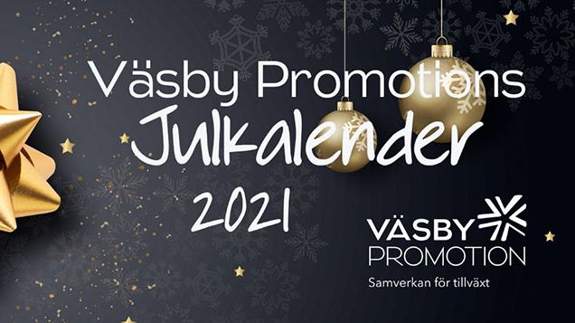 Räkna ner till jul med Väsby Promotions Julkalender