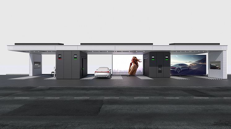 Audi charging hub i Zürich