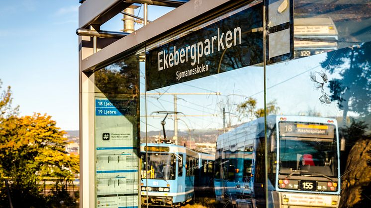Vedlikeholdsarbeidet vil foregå i mellom Ekebergparken holdeplass og Geitabru i Gamlebyen.