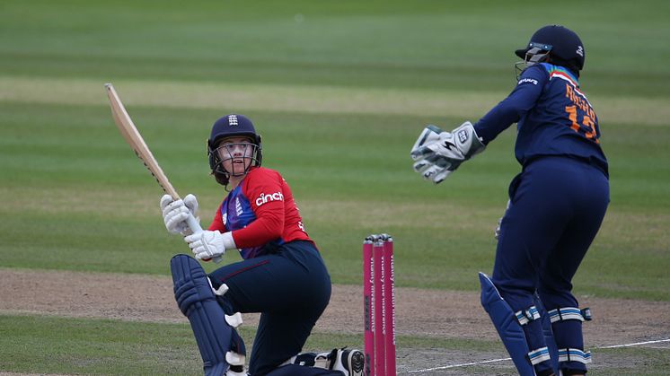 Tammy Beaumont made 59 in a losing cause. Photo: Getty Images