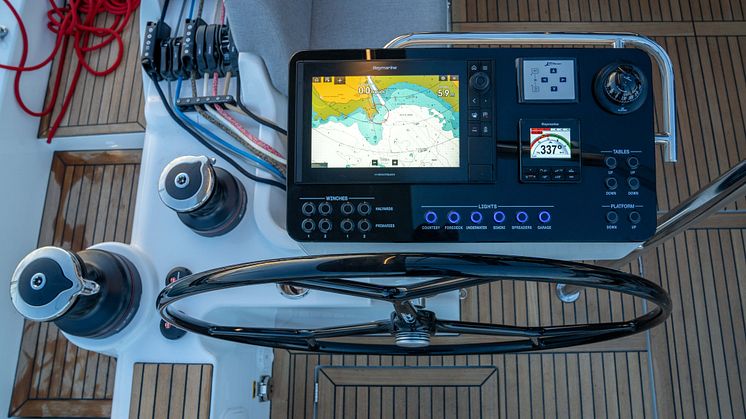 The latest collaboration between Raymarine and Beneteau will see Raymarine instruments fitted as standard across the Oceanis range