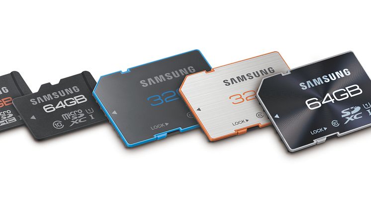 Mer utrymme och höga hastigheter: Föreviga fler minnen med nya SD- och microSD-kort från Samsung