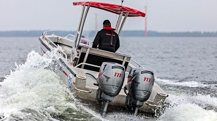 YANMAR's Dtorque diesel outboard engine is available for live demos at this year's Kieler Woche in Kiel, Germany