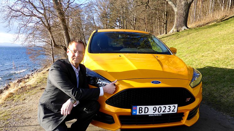 Per Gunnar Berg, ny adm. dir for Ford Motor Norge, overtar ansvaret for et bilmerke i medvind 