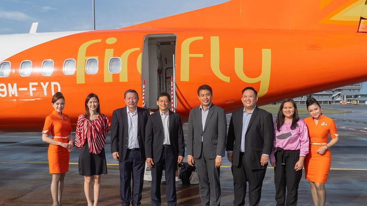 The Firefly delegation was warmly welcomed by Changi Airport Group.