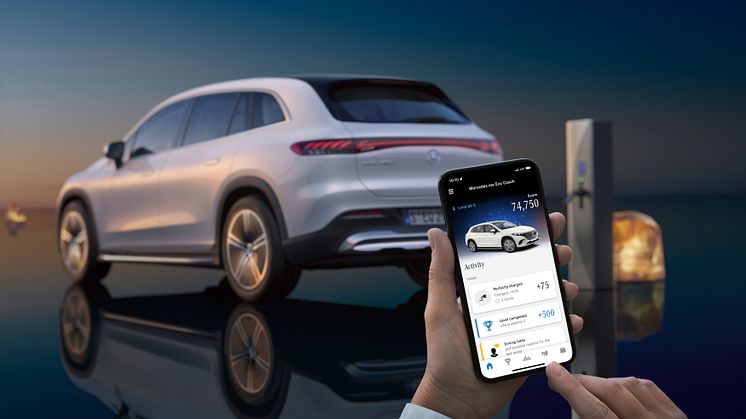 Mercedes me Eco Coach: Ny app belønner effektiv elektrisk kørsel med rabat på opladning