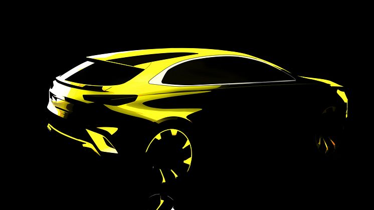 KIA bekræfter rygterne om en 4. karrosserivariant i Ceed modelrækken med den første skitsetegning af en super sporty crossover.