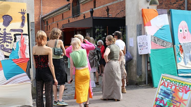 Artspace Transit er navnet på Helsingørs nye udstillingssted for ung samtidskunst, som åbner fredag den 9. september. Foto: Kulturværftet