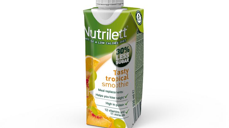 Nutrilett Tasty Tropical Less sugar smoothie