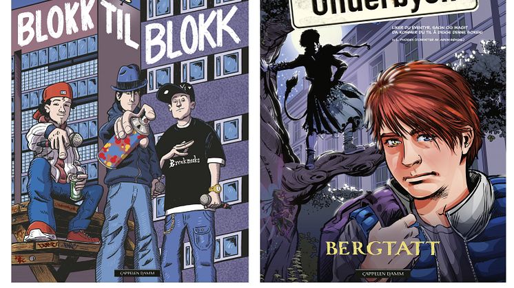 Gode fortellinger i tegneserieformat er populært, nå er to nye, norskproduserte bøker på markedet