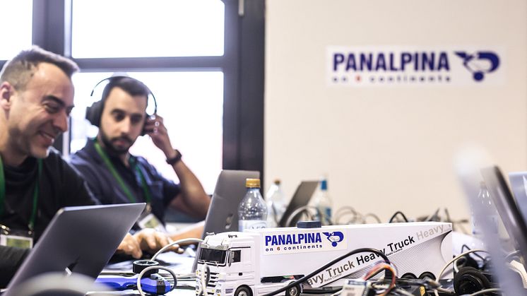 Bosch Hackathon: Panalpina’s teams used machine learning to predict estimated time of arrival of trucks and future events while in transit. (Photo from Bosch / Offenblende)