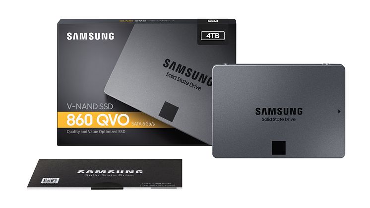 Samsung lanserer 860 QVO SSD – Høy kapasitet til en fornuftig pris