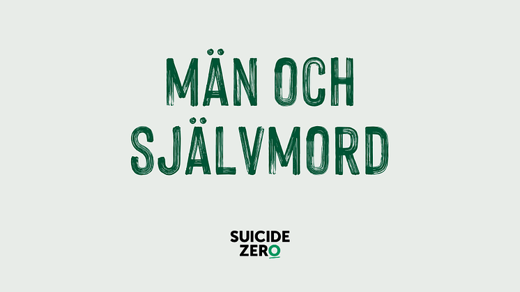 Ny rapport om män och självmord