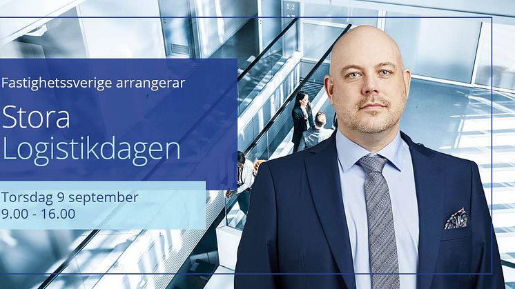 Anders Johansson, Associate Director Industrial & Logistics, deltar på Stora Logistikdagen 2021.