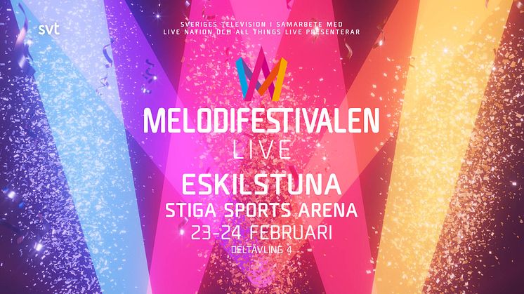 Melodifestivalen kommer tillbaka till Eskilstuna 