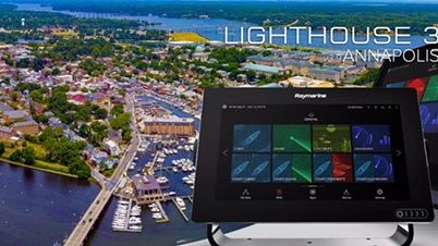 System operacyjny New LightHouse Annapolis 3.9 umożliwia dostęp do nowych ekscytujących funkcji i funkcjonalności nawigacji MFD firmy Raymarine