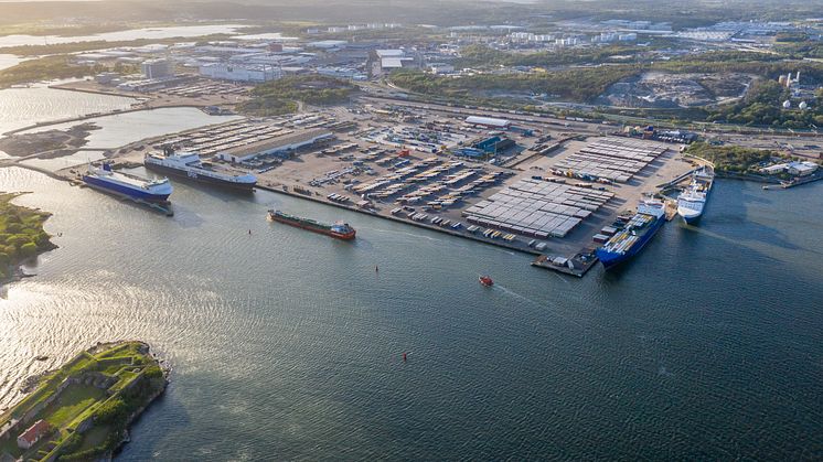 I Göteborgs hamns roroterminal är Brexitfrågan som mest aktuell. Terminalen har daglig UK-trafik med bl.a. råmaterial och komponenter till svensk industri, konsumtionsvaror och livsmedel. Till UK skeppas bl.a. stora mängder stål och papper.