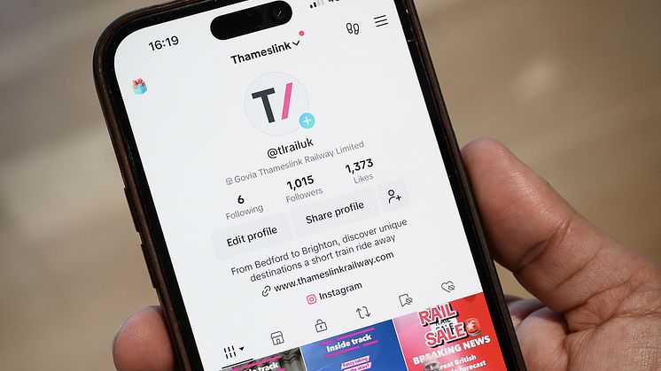 GTR is launching two of its brands - Thameslink and Southern - onto TikTok
