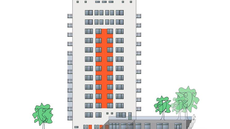 Riksbyggen uppför 50 bostadsrätter i förtätningsprojekt i Högdalen