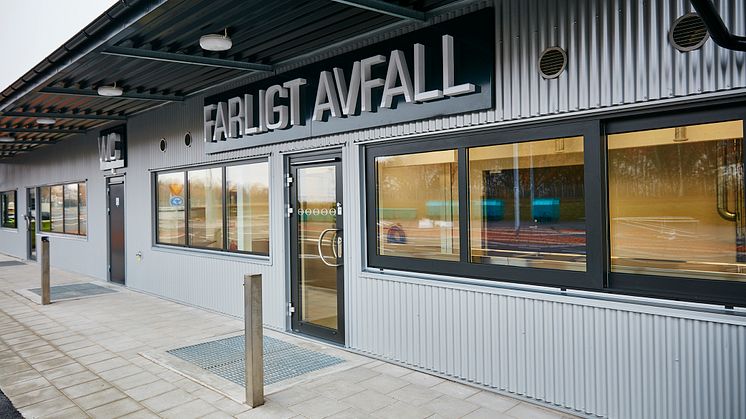 Mindre prylsvinn och mer återvinning - nu öppnar Helsingborgs nya återvinningscentral