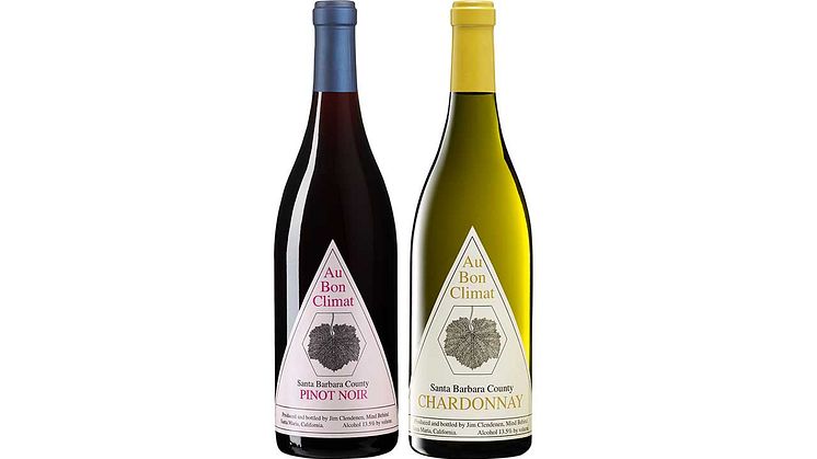 Au Bon Climat Santa Barbara County Chardonnay och Pinot Noir i ny topprankad årgång