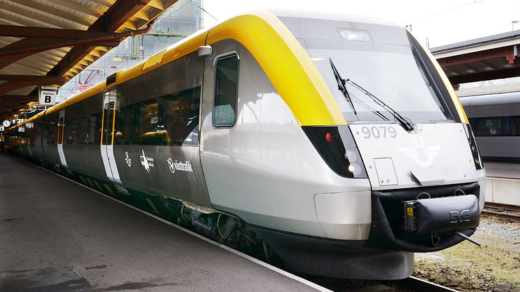 Vänertåg trafikeras med moderna tåg av typen X52