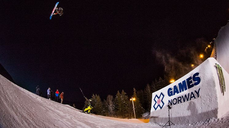 Sven Thorgren har slopestyle kvar på X Games imorgon. Ikväll blev han femma i Big Air. Bild: Antti Koskinen. Fri att använda för redaktionellt bruk.
