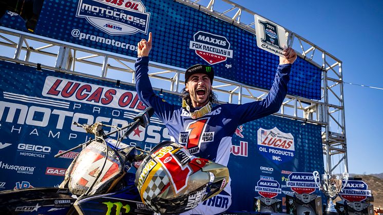 Dylan Ferrandis Wins His First 450MX Title and Yamaha’s First Since 2007