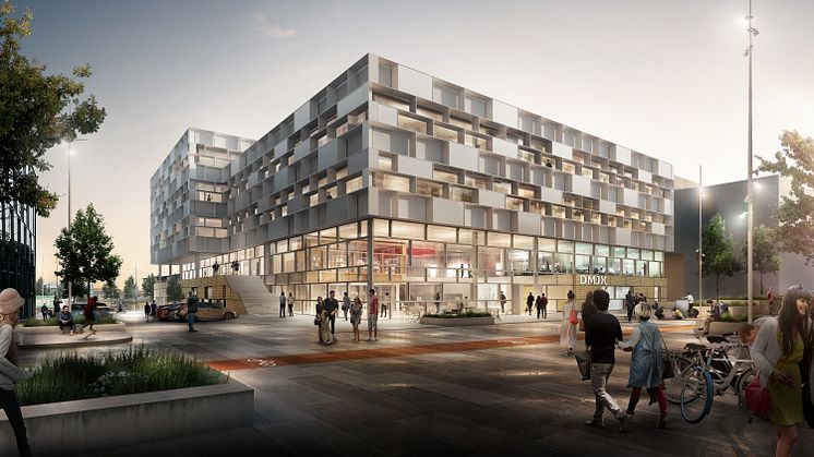 Den kommende DMJX-bygning på Campus Katrinebjerg i Aarhus N