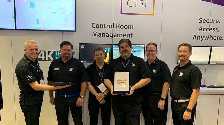 Adder team collects InfoComm 2019 Best in Show Award for the ADDERLink™ INFINITY 4000 Series