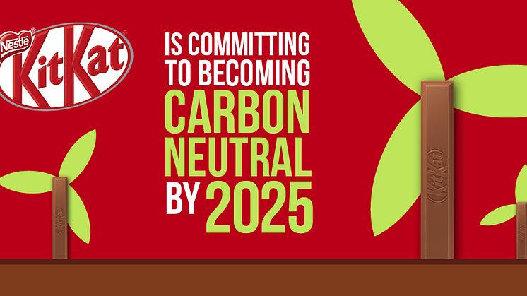 Pääosa KitKatin päästöistä syntyy kaakaon ja maidon tuotannossa. Muun muassa uudistavan maatalouden käytäntöjen käyttöön otto tekevät KitKatista hiilineutraalin vuoteen 2025 mennessä.