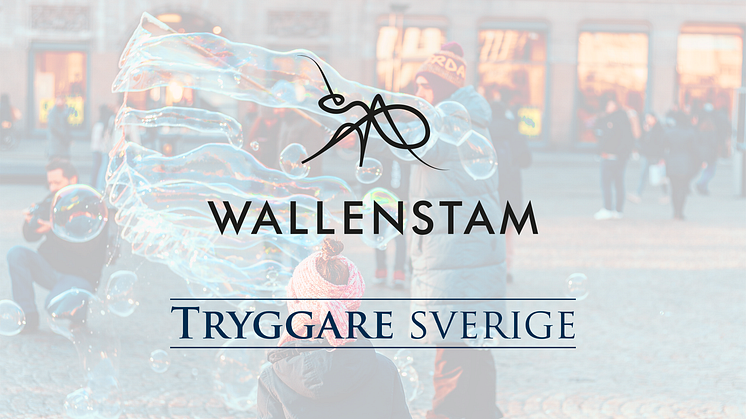 Stiftelsen Tryggare Sverige inleder samarbete med Wallenstam med fokus på platssamverkan