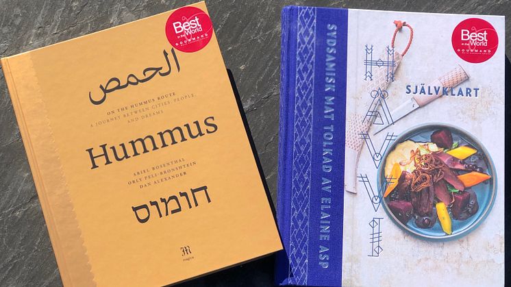 Kokboken "HÄVVI" från Sverige vinner 'Näst bäst i världen' efter världsvinnaren ”On the Hummus Route” från Mellanöstern.