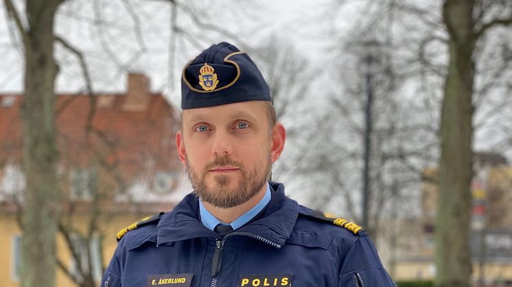 Erik Åkerlund, lokalpolisområdeschef i Botkyrka