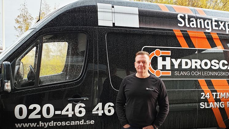 Niklas Augustsson, regionchef sydost på Hydroscand.