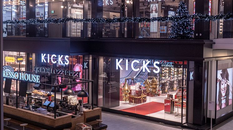 KICKS slår upp portarna till ny Flagship Store i Gallerian i Stockholm - den största butikssatsningen i företagets historia