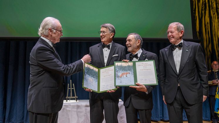 Doctors Darius Adams, Joseph Buongiorno and Richard Haynes received the 2023 Marcus Wallenberg Prize