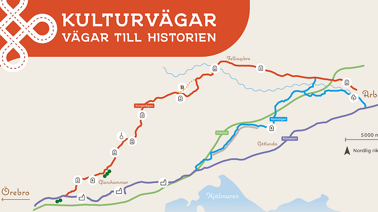 Kulturväg mellan Örebro och Arboga invigs i Fellingsbro