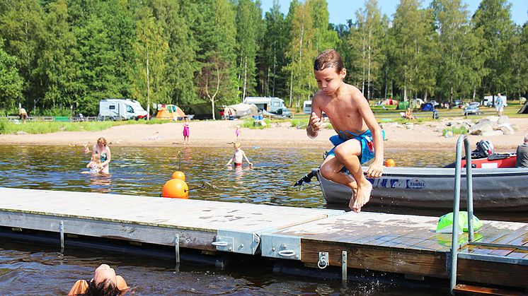 Arvika Swecamp Ingestrand, en av mer än 100 campingplatser som nu går att boka inför 2018 på Camping.se.