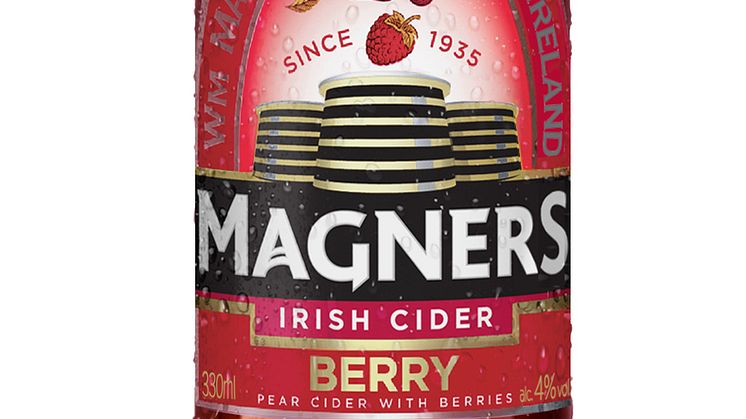 Nyhet! Magners Berry - färskpressad päroncider smaksatt med bär